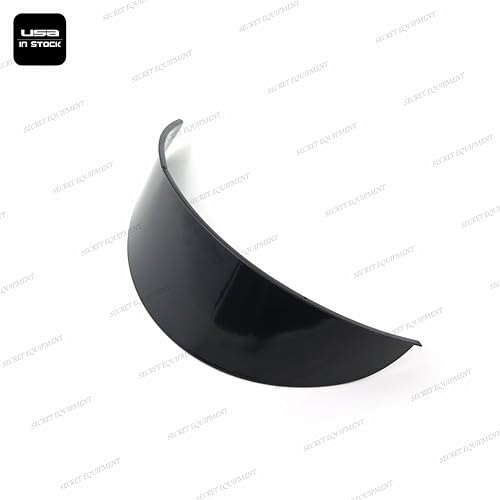 SEMT-VISOR DE FARO NEGRO DE 7 PULGADAS PARA CAFE RACER Compatible con HARLEY KAWASAKI SUZUKI [B074MMWF14]
