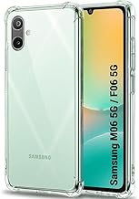 TheGiftKart Crystal Clear Back Cover Case for Samsung Galaxy M06 5G / F06 5G | Shockproof Soft TPU Case | Cushioned Edges for Ultimate Protection Cover for Samsung M06 5G / F06 5G (TPU, Transparent)