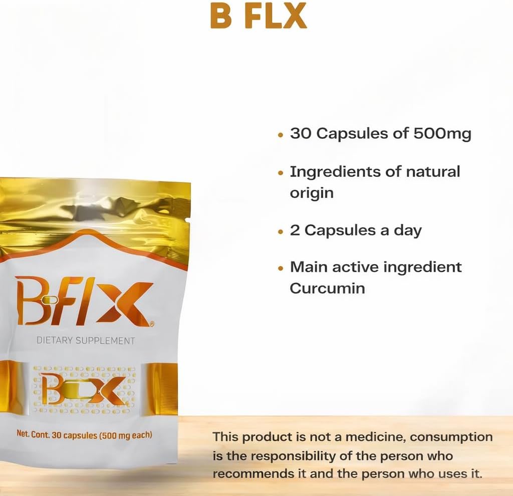 B-FLX Hyaluronic Acid Dietary Supplement 30 Caps of 500 mg 100% Original