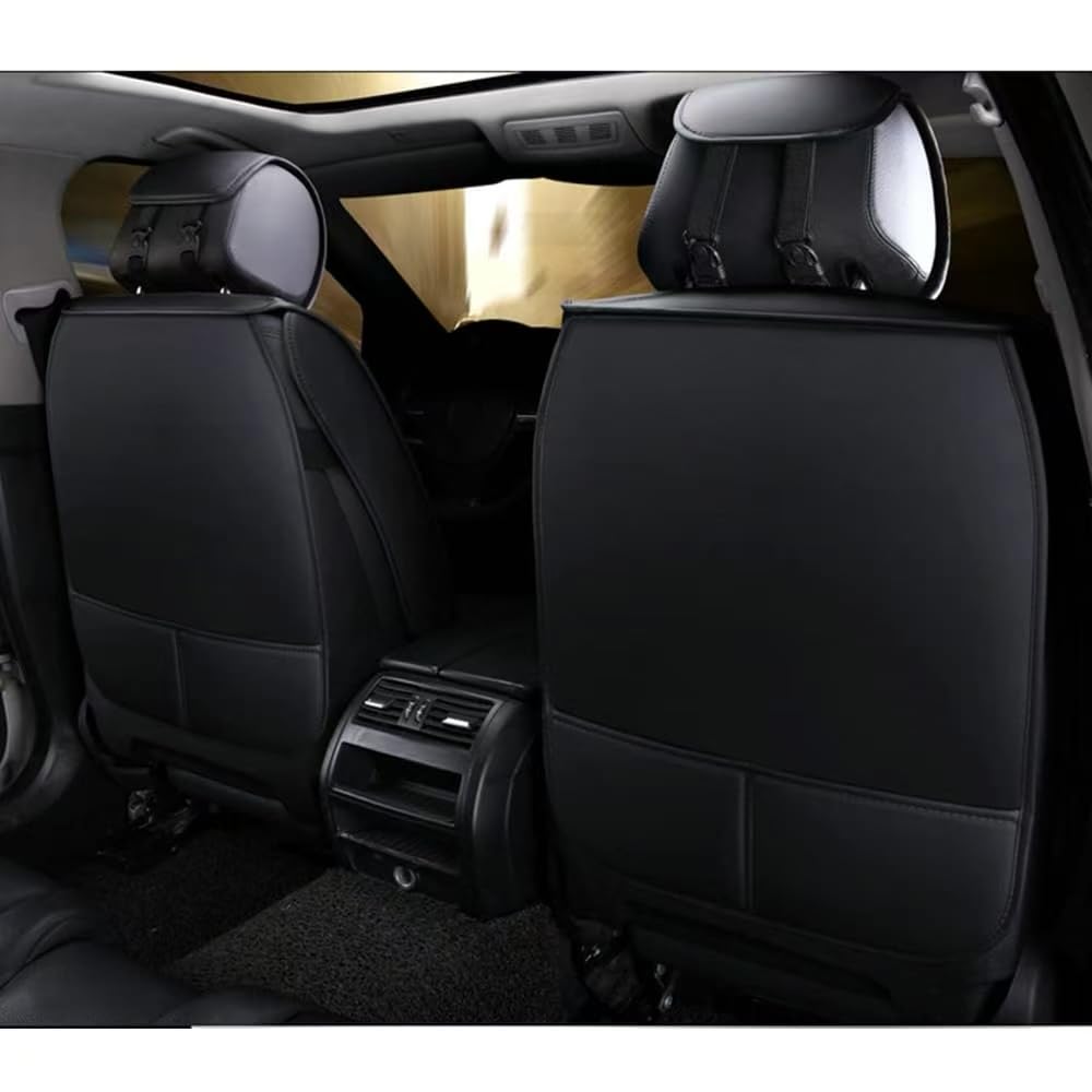 Funda de Asiento de Coche para Skoda Karoq 2018-2027 | Incluye 2 reposacabezas y 2 apoyo lumbar. Tela transpirable todo clima, protege asientos del desgaste diario.
