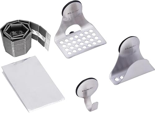 Elkay LKSMHSL Sinkmate Kit con gancho, soporte de esponja y repisa