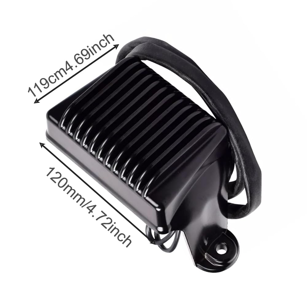 Riloer Motorrad-Spannungsreglergleichrichter ersetzen, Spannungsregler aus Aluminiumlegierung, kompatibel mit Harley Davidson FLHR Road King 2004-2005, 74505-04