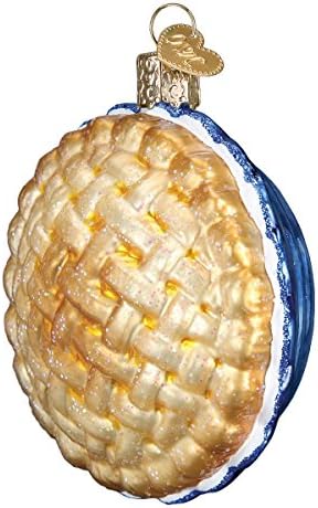 Old World Christmas Desserts Cookies, Cakes and Pies Glass Blown Ornaments for Christmas Tree Apple Pie