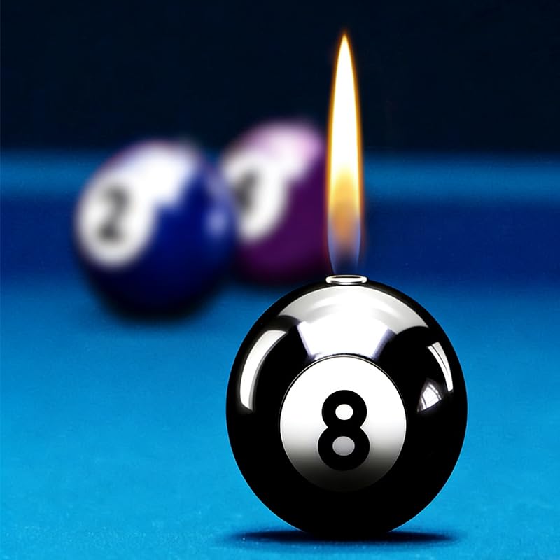 Encendedor Antorcha Diseño Bola 8 Recargable