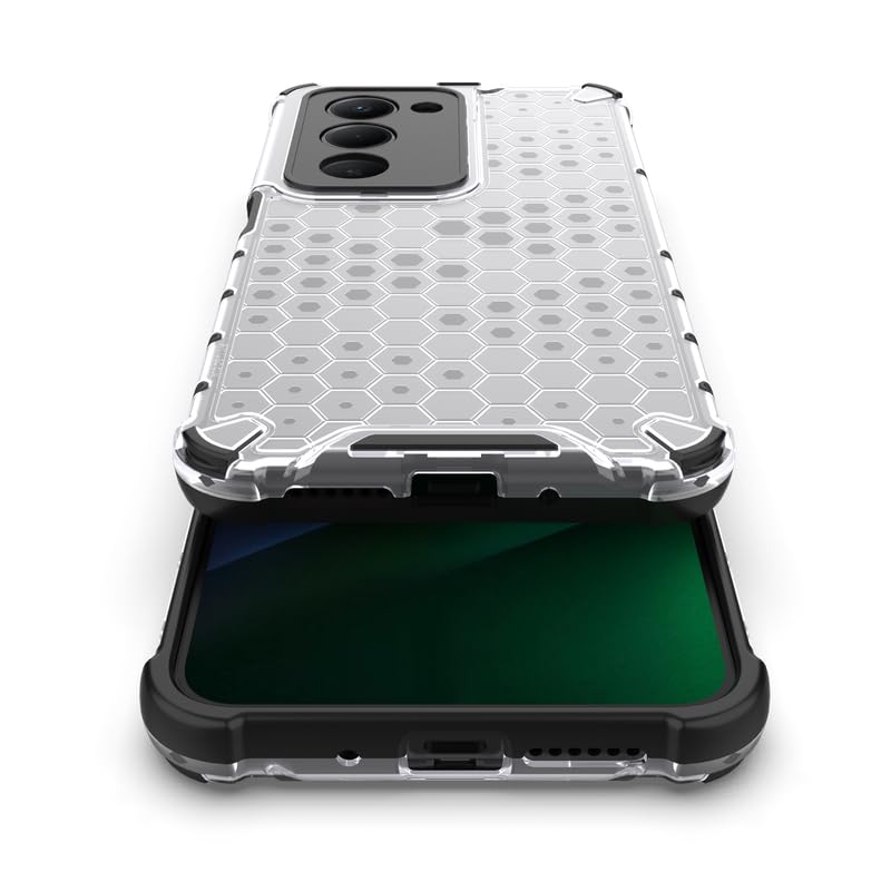 Image of Plastic Bumper Back Case Cover for Redmi 15 5G (Transparent)