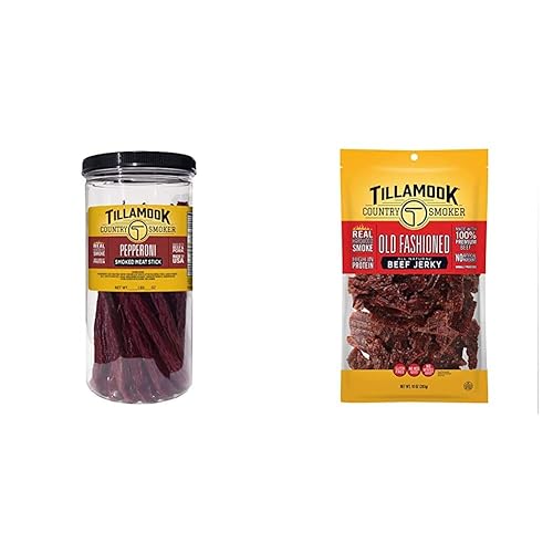 Tillamook Country Smoker Tarro de pepperoni (20 unidades) y cecina de ternera de dĂłlar de plata ahumada de madera real Tillamook Tillamook Country Smoker Tarro de pepperoni (20 unidades) y cecina de ternera de dĂłlar de plata ahumada de madera real Tillamook