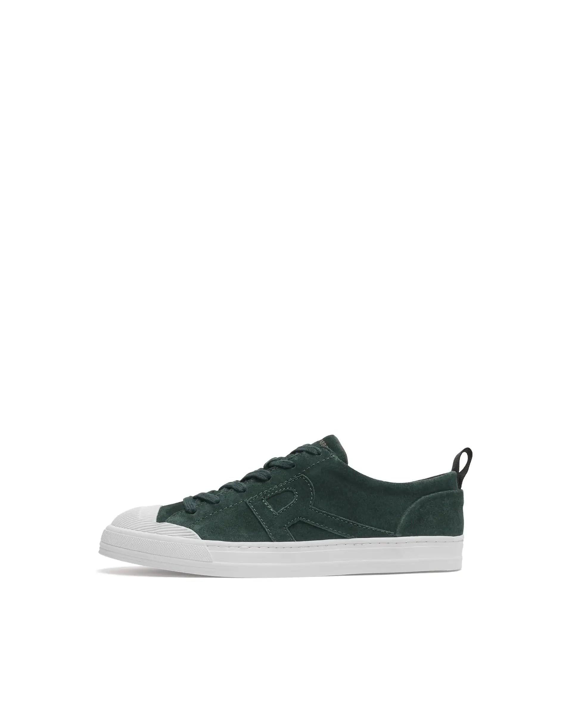 rare rabbit Men Sauron Green Round Toe Premium Suede Lace Up Low Top Sneaker Shoes-picture-13
