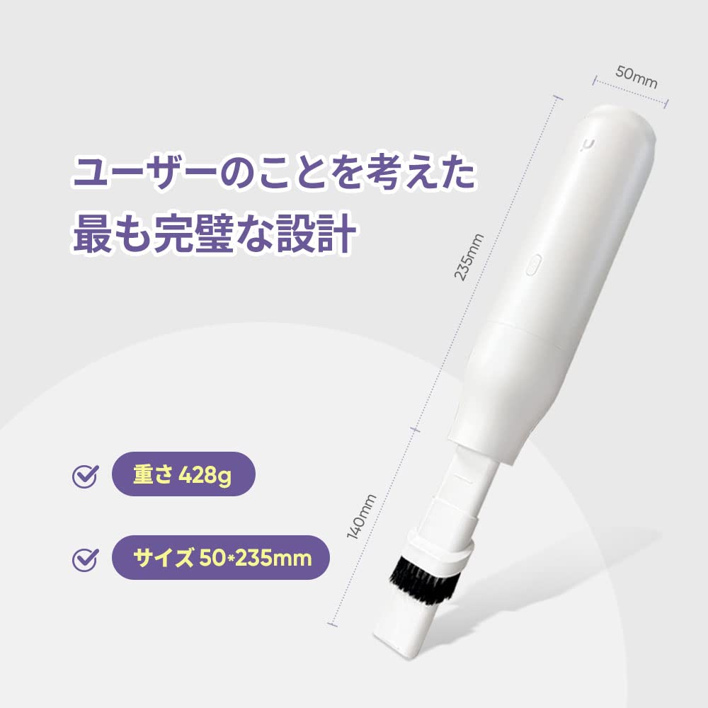 現在韓国ベストセラーNo.1 LEDライト付き無線掃除機[外してベットもOK]