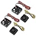 Sovol Creality Ender 3 Original 4010 Lüfter 40 x 40 x 10 mm DC 24 V Extruder Hotend Lüfter x 2, DC 24 V Turbo-Lüfter x 2 für Ender 3 3D-Drucker