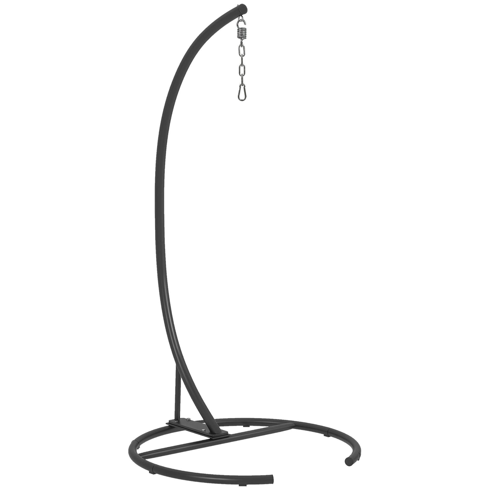 Amazon.com : Outsunny Hanging Hammock Chair Stand with Round Base