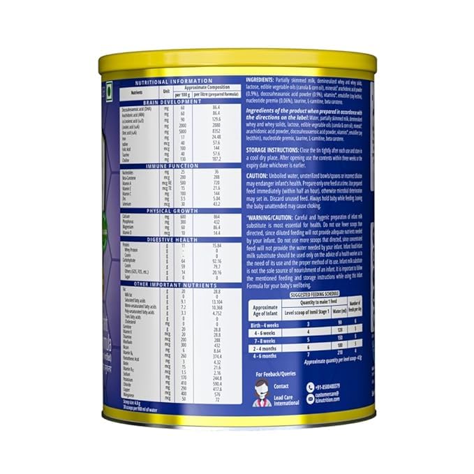 Image of Lci Inmil Nutrition Powder, Stage-1, 400g (Pack of 2)