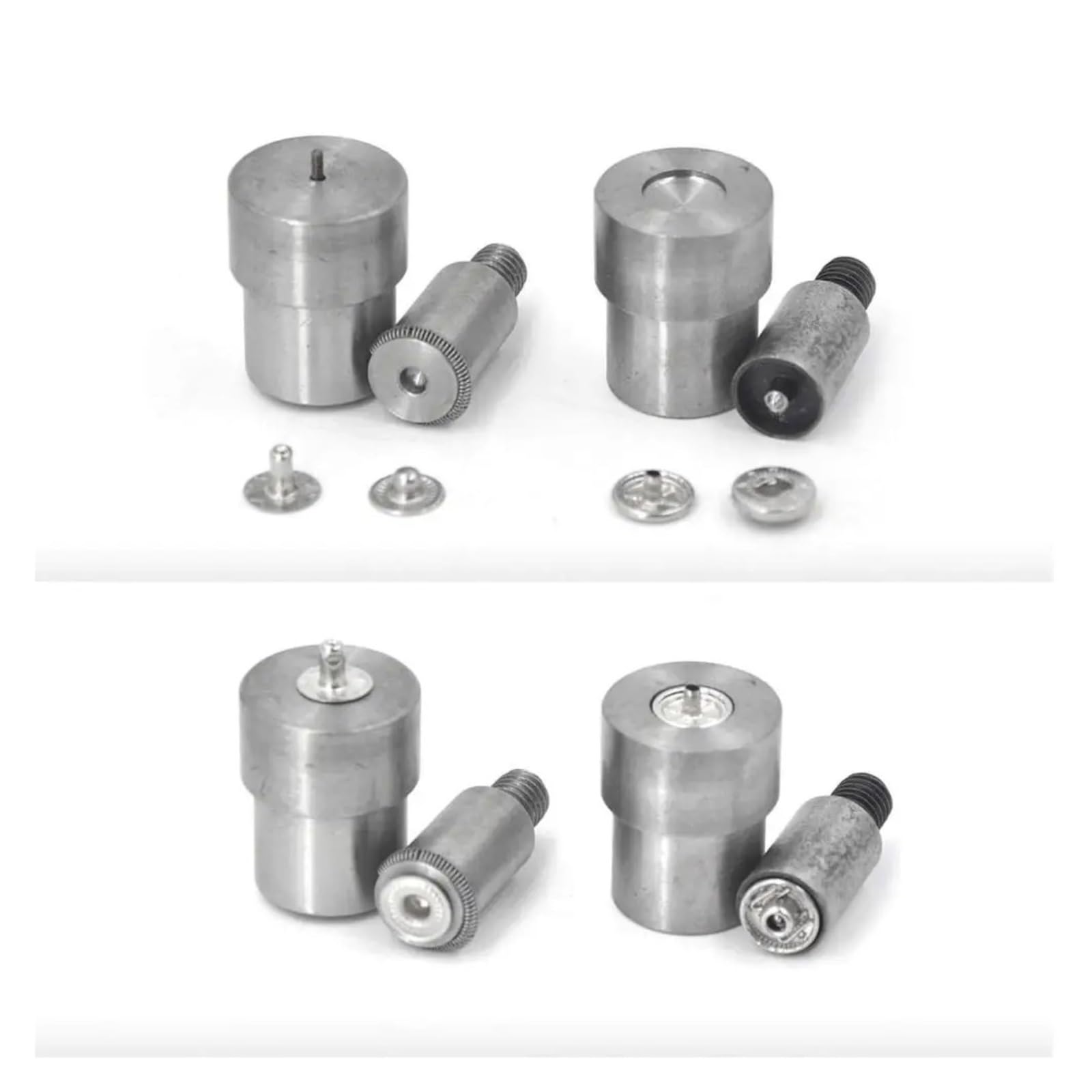 Snap Fasteners Botón Die 1 juego de moldes for troqueles botones con cierres a presión