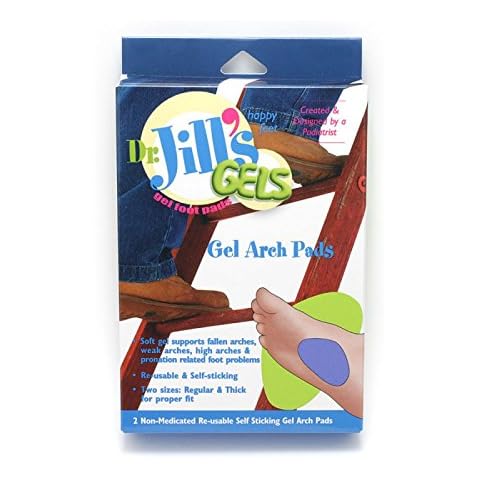 Dr. Jill's Purple Gel Arch Pads, 1/8" Thick, 2 Pads/Box Cover