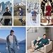 MERINNOVATION Merino Wool Base Layer Mens - 100% Merino Wool Shirts for Men Lite - Midweight Long Sleeve V Neck T-Shirt