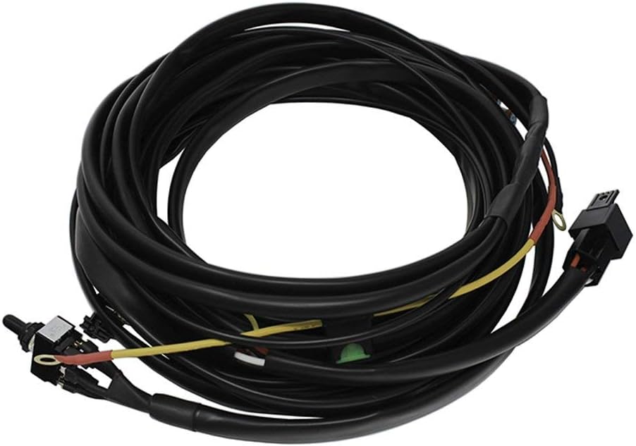 640172, Wiring Harness, Blakc, LP9/LP6 Pro, 2-light Max, Single