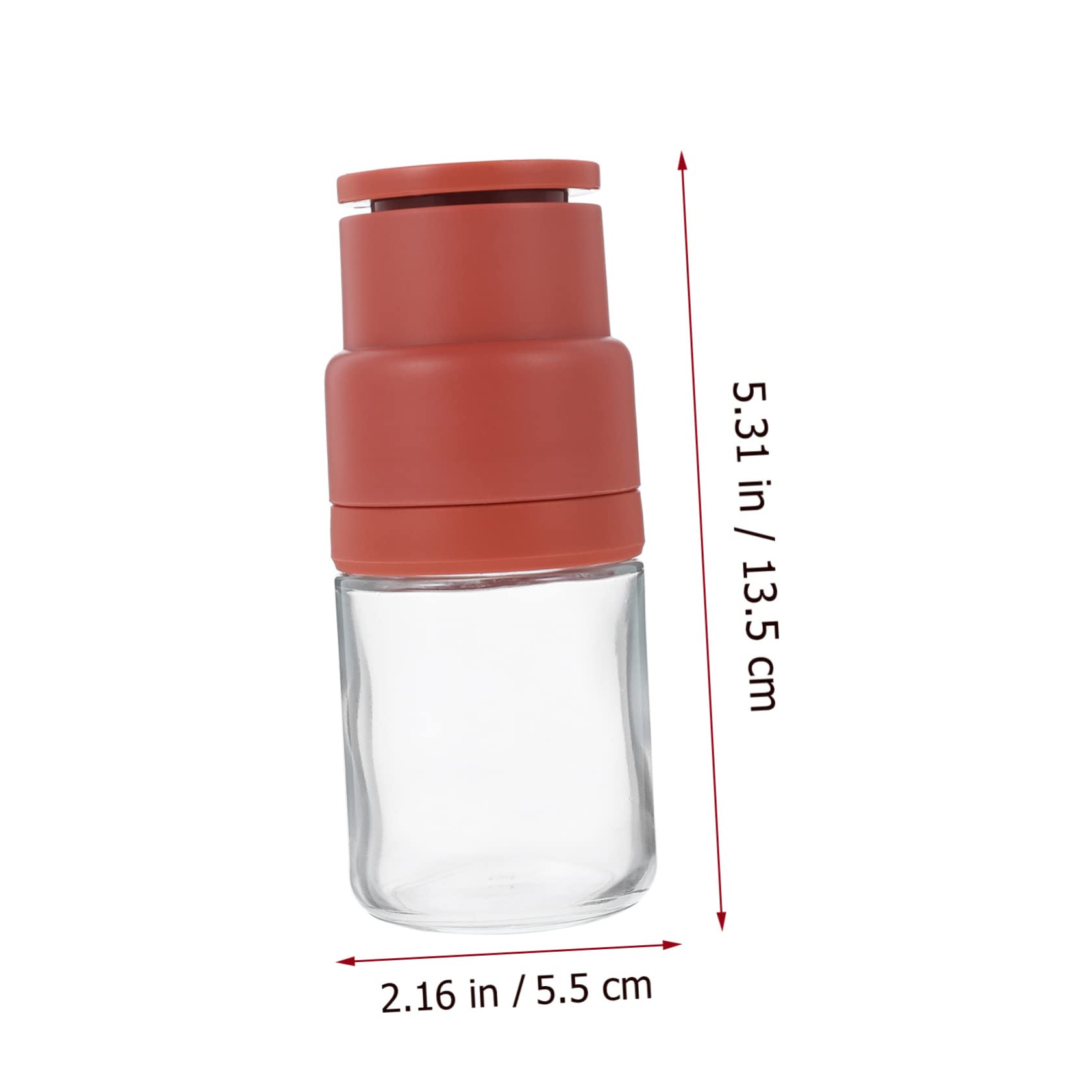 SOLUSTRE Salt Refillable Kitchen Pepper Mill Convenient Manual Grinder for Spices Coarse Salt and Seasonings Transparent Design for Easy Use for Home and Restaurant Cooking