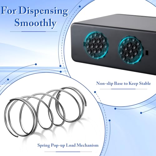Image of Pollock Paper Towel Holder Dispenser Countertop Commercial,Black-S