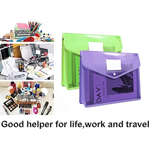 Snapklik.com : YoeeJob Plastic File Folders Legal Size Expandable ...
