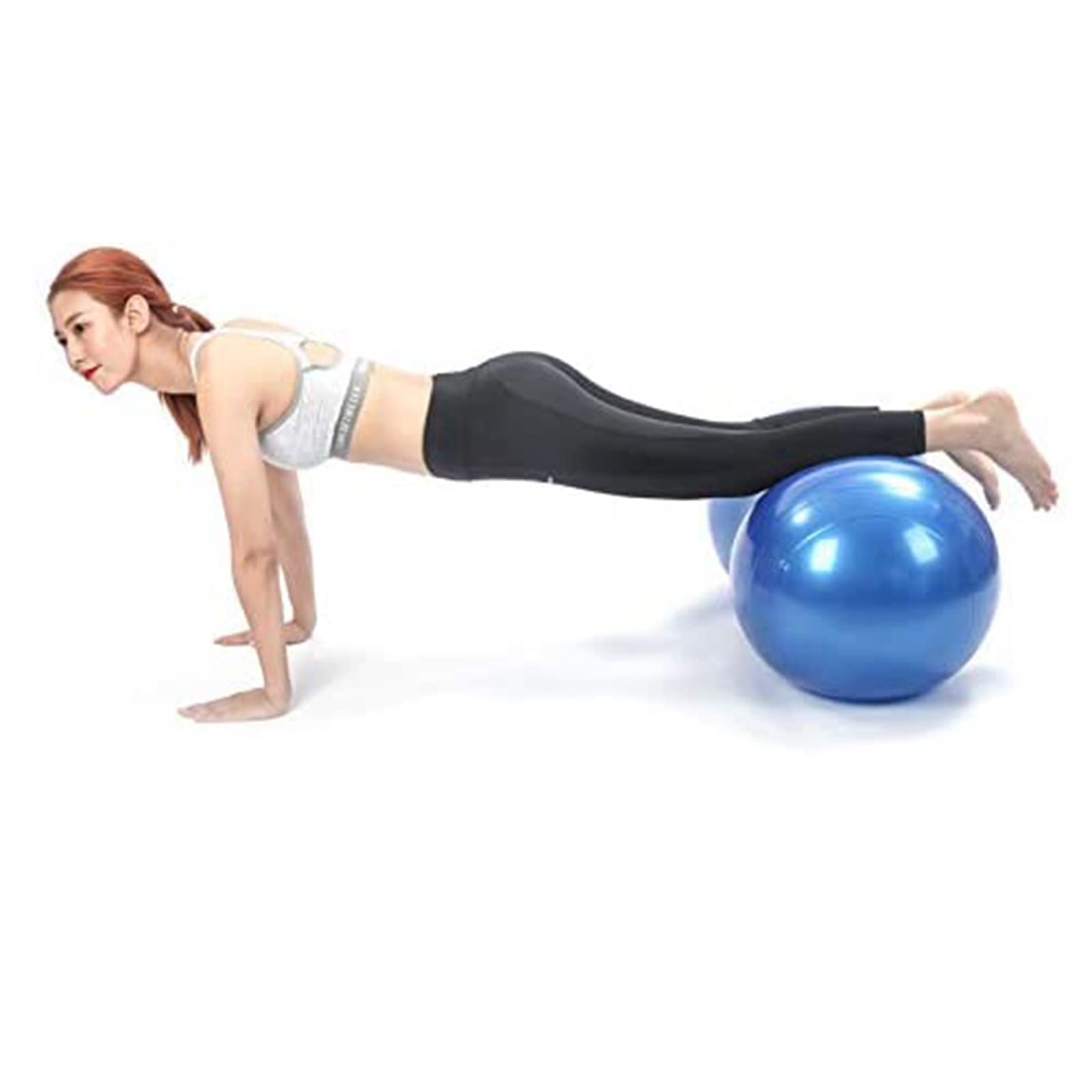 Flintronic Ballon De Fitness Cacahuète 90x45cm - Balle D'Arachide Anti-Explosive Avec Pompe, Idéal Yoga, Pilates, Enfants Et Grossesse