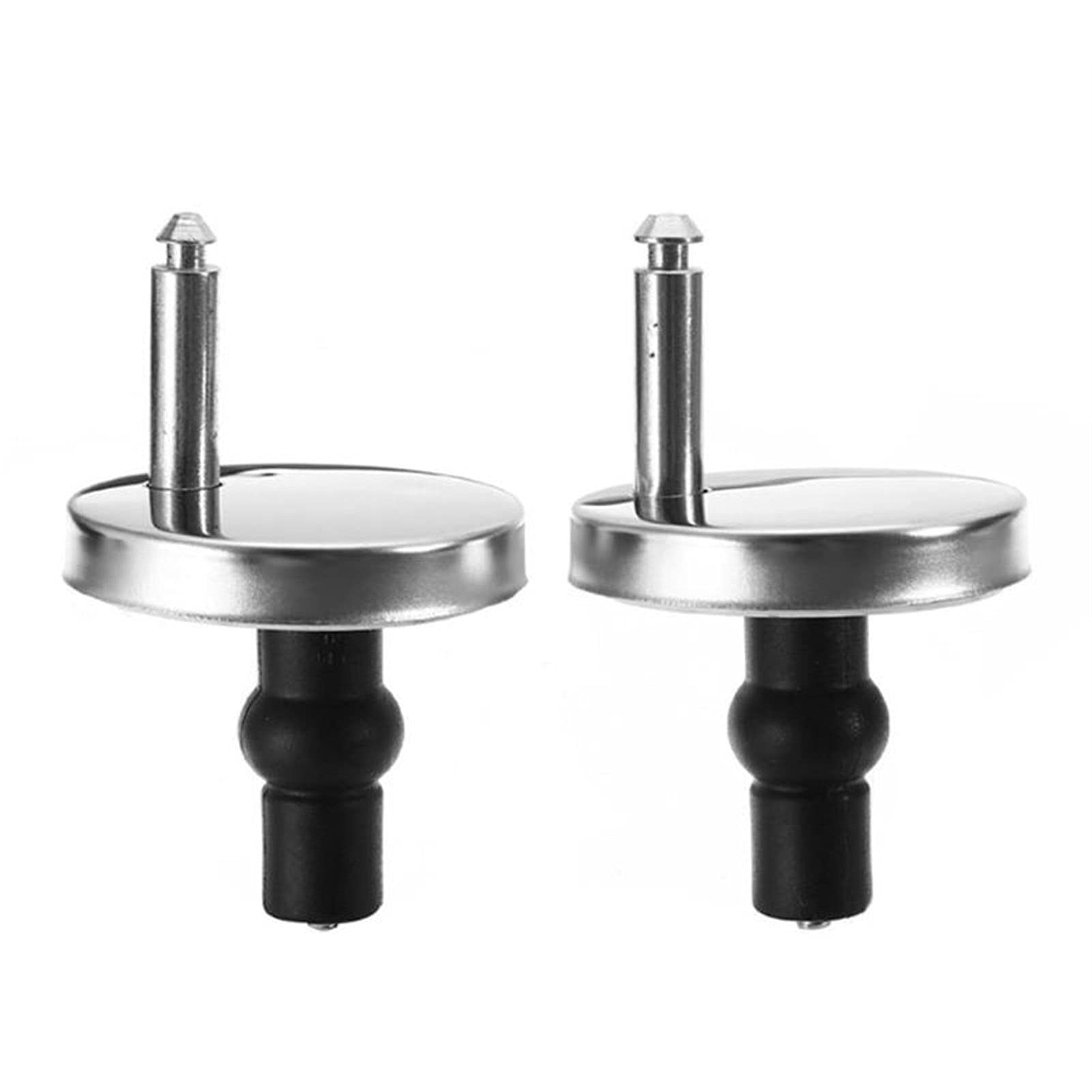 2pcs Top Fixed WC Toilet Seat Hinges Fittings Quick Release Hinge Screw