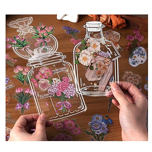 La Mejor Lista de Decoraciones florales los preferidos por los clientes. 47 Lumbor37 Pegatinas Florales, Pegatinas de Naturaleza Vintage, 120 Piezas Calcomanías Decorativas Florales, Pegatinas de Flores Naturales, Calcomanías para Álbumes de Recortes