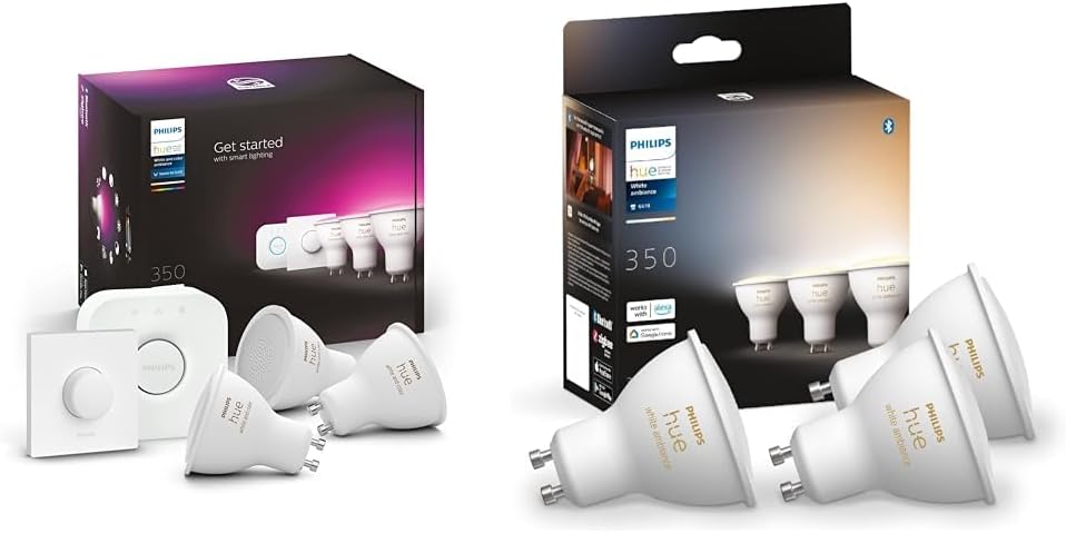 Philips Hue White & Colour Ambiance A60 - Ampoules Connectées E27 1100 Lm Pack 2 90444483 Philips Hue White & Colour Ambiance A60 - Ampoules Connectées E27 1100 Lm Pack 2 90444483