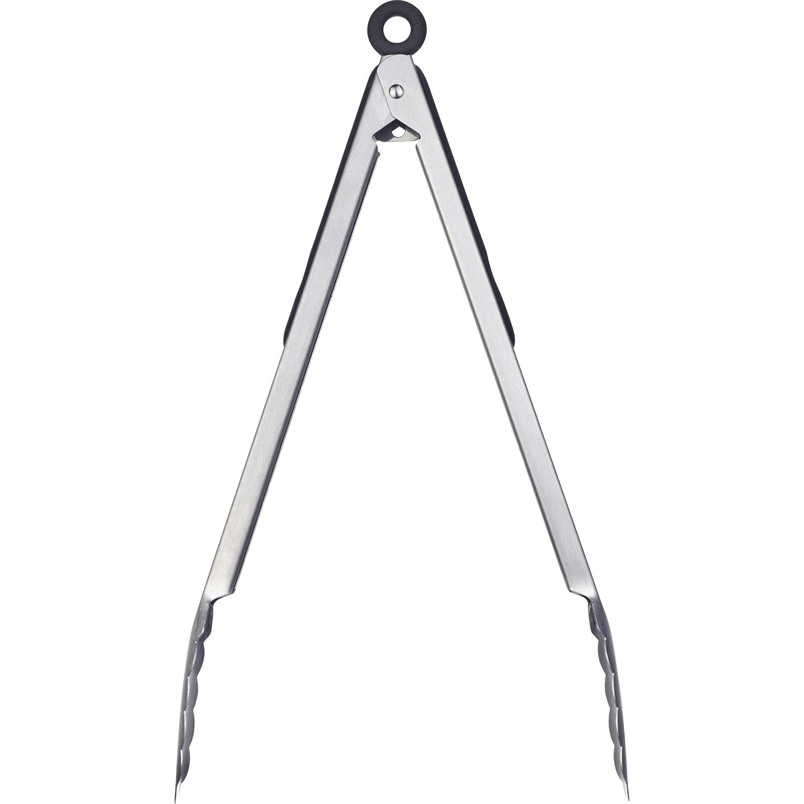 Westmark Pince à Grillade + Pince à Service, avec Manches en Acier inoxydable et Poignées caoutchoutées, Longueur : 35 cm, Acier inoxydable/plastique, Classic Spezial Maxi, Argenté/Noir, 16252270