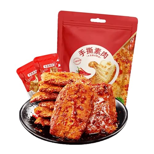 Mkostlich Bean Curd Spicy Snack, Tofu Snack, Spicy Dried Tofu, Spicy Tofu Chinese, Spicy Soybean...