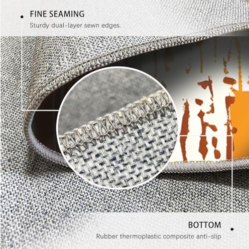 Tapis antidérapant lavable de 80cm résistant aux taches du salon - 7
