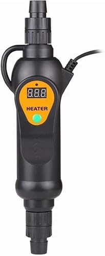 Termostato externo para calentador de acuario, calentador ajustable para pecera LCD, filtro en línea, 500 W