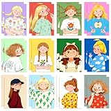 Bindundun 48 unidades de mini diarios y blocs de notas, blocs de notas que caben en cualquier lugar, cuadernos de bolsillo de estilo bonito para premios en el aula, 12 estilos