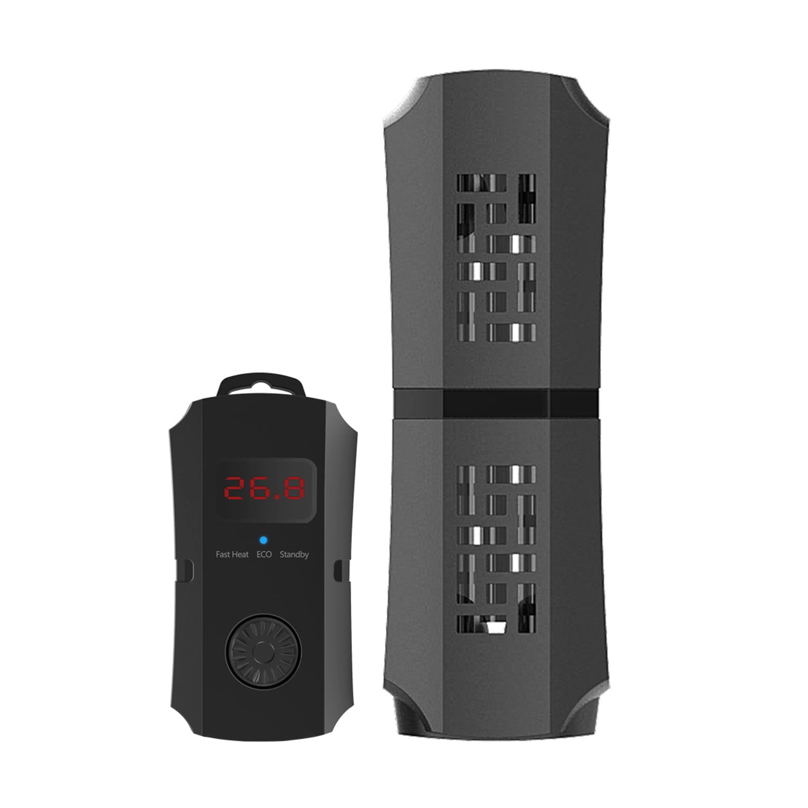Asta riscaldante per Acquario, riscaldatore Automatico, Mini termostato, Vetro antideflagrante, 75 W
