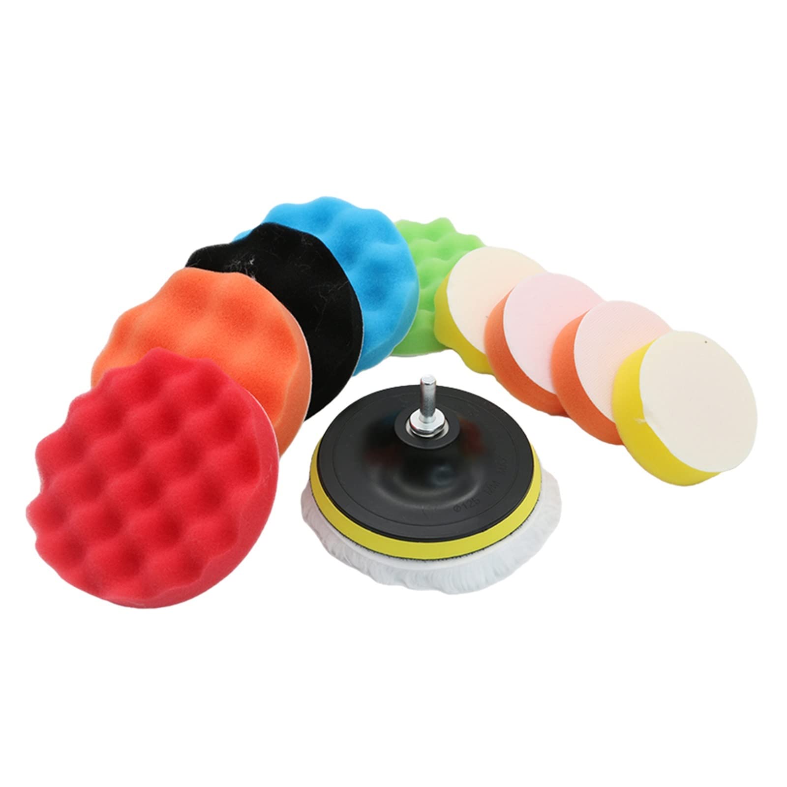 Kit de almohadilla de pulido for coche, almohadillas de espuma for pulir, juego de esponja, herramienta eléctrica de taladro, pulidor de rueda de faro, elimina arañazos, reparación de automóv