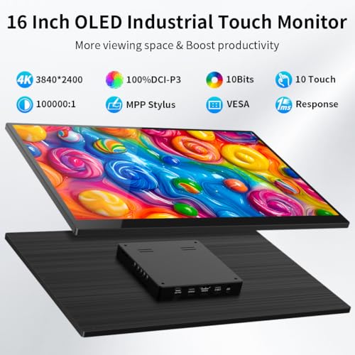 Image of 4K OLED Touchscreen Monitor 16 inch for industral &Business