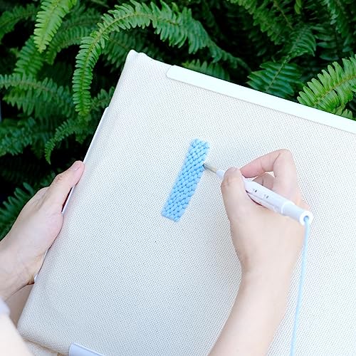 3 Pack Universal Clip Frame Square Plastic Clip Frame Sets for Embroidery, Quilting, Cross-Stitch, Punch Needle, Silk-Painting-12x12 9x9 7x7 Inches - Thumbnail 6