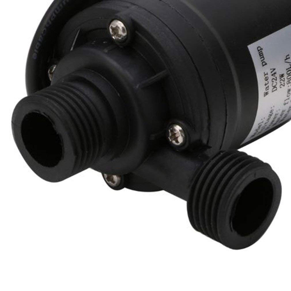 Piccola pompa sommergibile regolabile Mini DC12/24V 800L/H Motore Brushless Pompa Sommergibile for Acqua Pompe Elettriche Resistenti al Calore(12V)