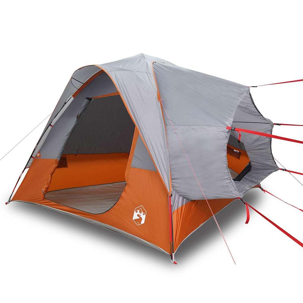 Tente de voiture pour 4 personnes, gris et orange, tente de camping imperméable