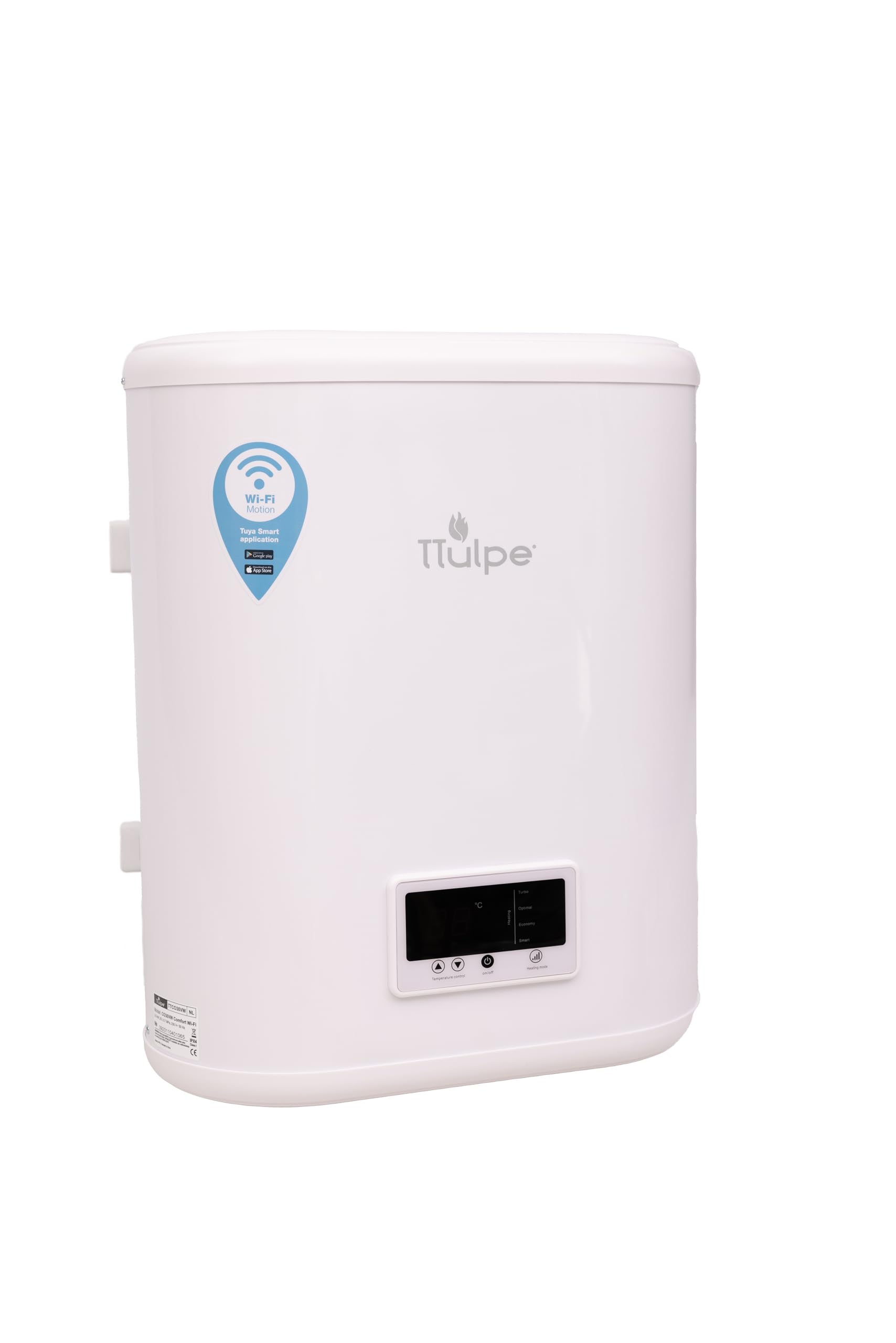 Chauffe-eau plate Comfort 30 V 30 l - Wifi vertical, réservoir d’eau chaude électrique 30L Plat