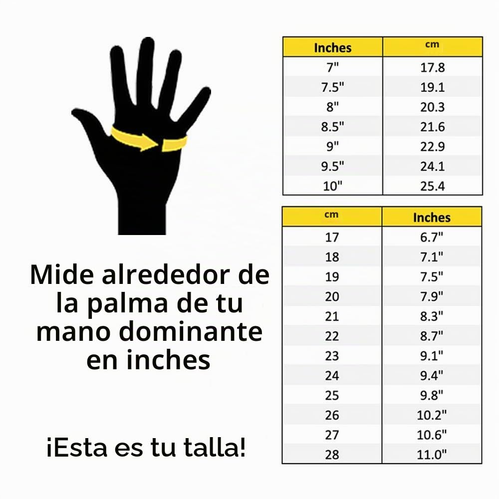 Goldtop Fleece Forrado de Cuero Negro Guantes de la Motocicleta del Jinete de Despacho guanteletes y Aviador de Pilotos (S - 8 "a 8,5")