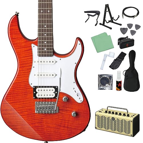 YAMAHA PACIFICA212VFM CMB エレキギター初心者14点セット【THR5アンプ付き】 キャラメルブラウン ヤマハ