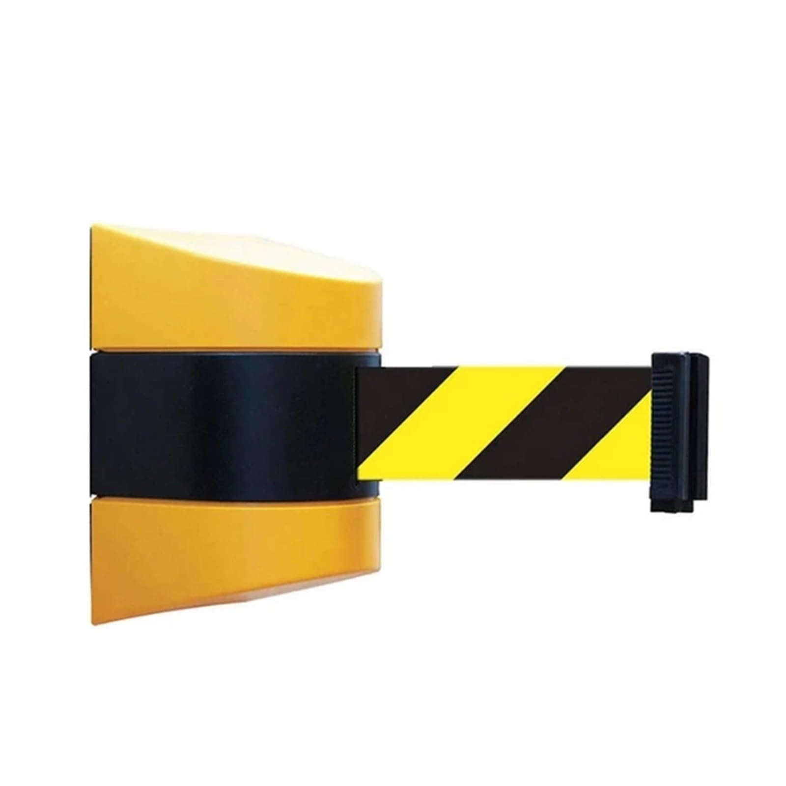 Barrière rétractable murale 5m jaune noire pour sécuriser les accès et séparer les espaces