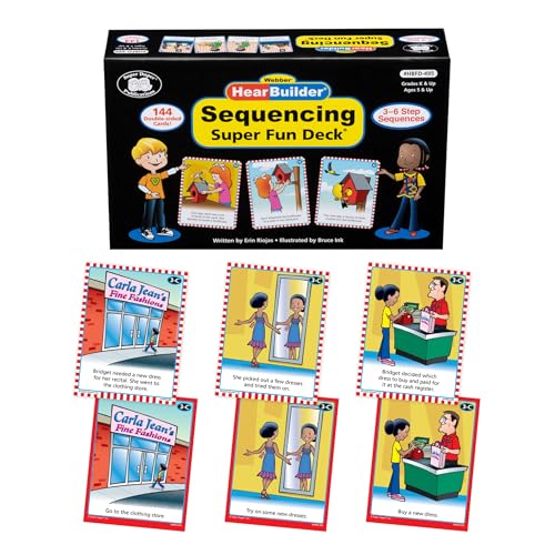 Buy Super Duper Publications | HearBuilder Sequencing Flash Card Fun ...