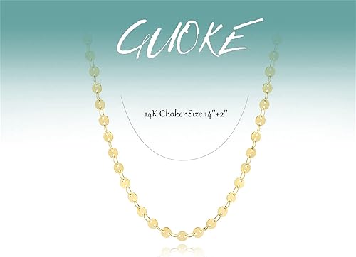 Miniatura 6 de GUOKE Collares en capas para mujer, chapados en oro, delicado labio serpiente, delicado collar en capas, gargantilla de diferentes longitudes,