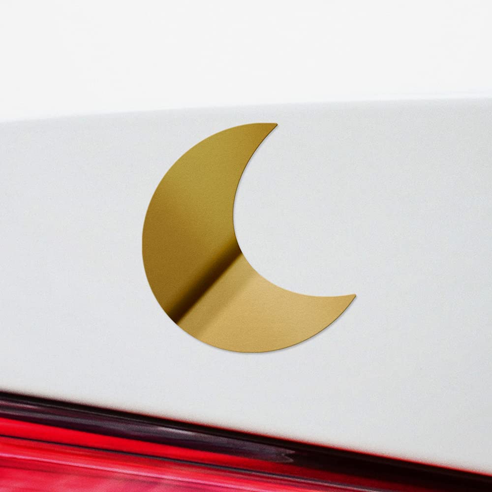 Amazon.com - 2 Pcs - No background Decal Stickers of Crescent Moon