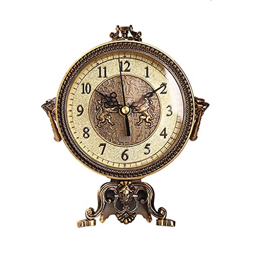 Reloj de mesa retro y reloj de escritorio pequeño de 7 pulgadas para dormitorio 2