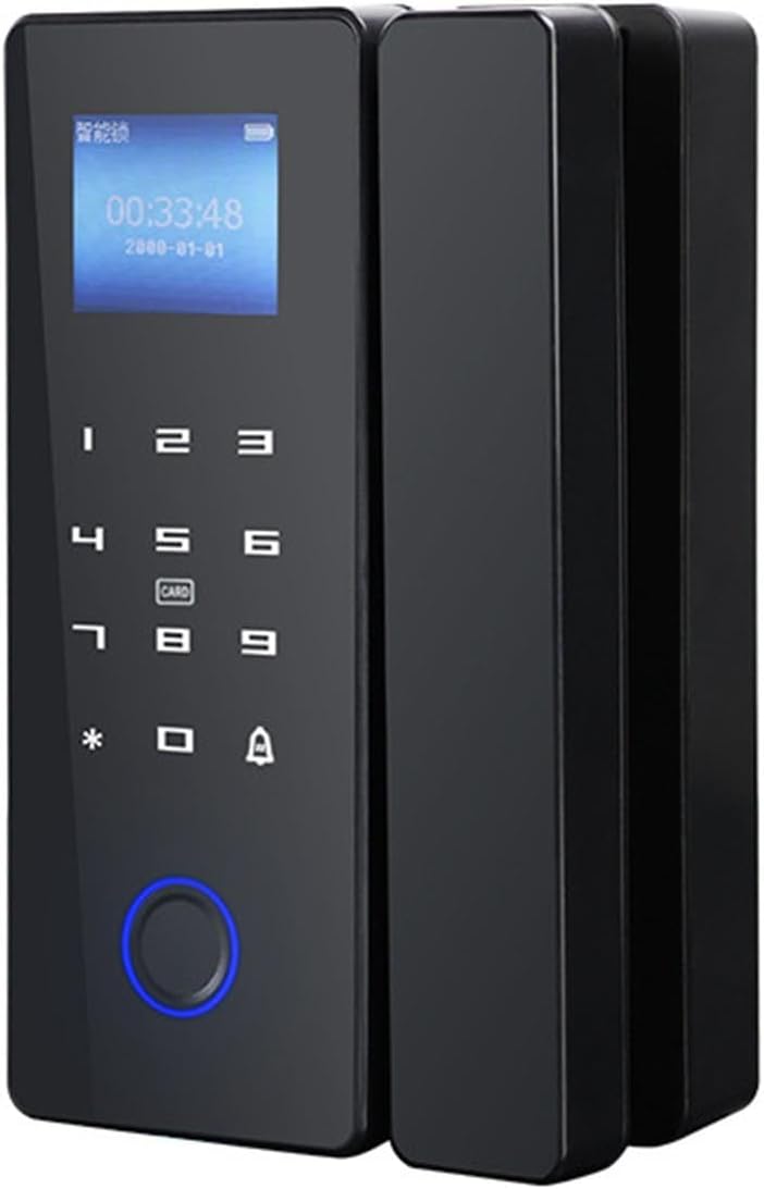 Calandis™ Fingerprint Door Lock Premium Smart Glass Door Lock for Office Store Cabinet