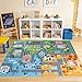 Car Rug for Kids Toy Cars, Town City Track Road Carpet Playmat with Non-Silp Backing, Traffic Playmat for Road Washable Rugs Four Seasons Theme Traffic Mat for Kids Room Bedroom Game Safe Area, 3'x4'