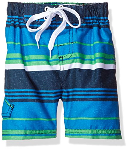 Image of Kanu Surf Boys' Dominica Floral Quick Dry Beach Board Shorts Swim Trunk