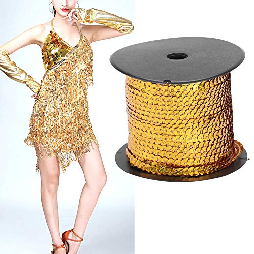 Fil à Paillettes Iridescent Café Foncé - 91,4 M, Pour Couture, Déco, Loisirs Créatifs - 9