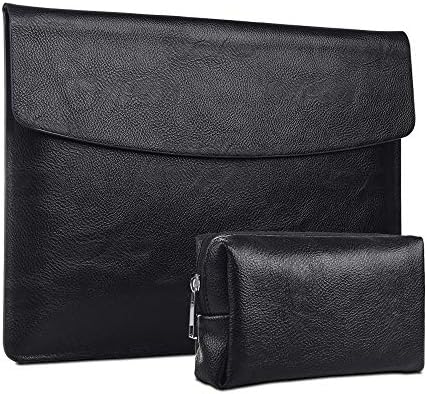 XISICIAO, Quakeproof case Tailor Made for Microsoft Surface Pro 6, Pro 5(2017 Released) Pro 4 12.3 Inch Laptop Sleeve Cover Polyester Carrying Briefcase Portfolio with Small Bag (Brown)